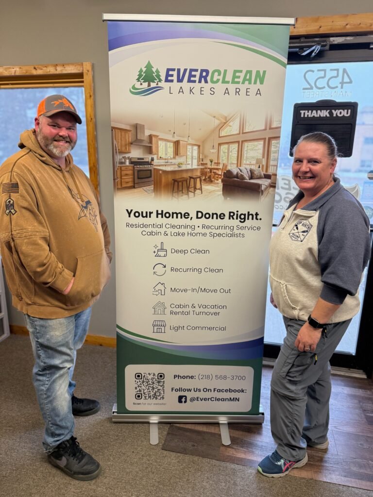 EverClean Lakes Area professional cleaning team providing residential cleaning in Brainerd Minnesota